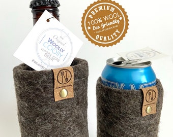Guy Gift, Gifts for Him Wool Anniversary Gifts for Men, Fathers Day Gift for Him, Wool Gift, Beer Sleeve, Insulated Tallboy Beer Sweater