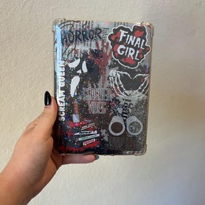 Thriller Book Club Kindle Insert/ Book Lovers/ E-reader/ bookish/ card stock/ books/ Scream Queen / Book gift/ kindle gift /Horror Insert image 3