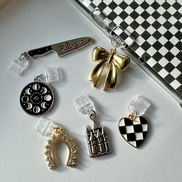 Kindle Dust Plug Charms/ Kindle Charms / Dust plugs / E-Reader/ Type C / Micro USB/ Lightning / Kindle Gifts / Book lover