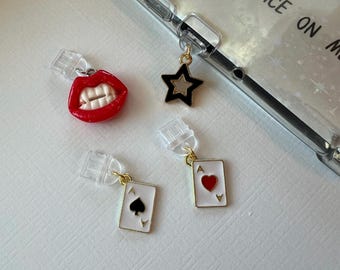 Kindle Dust Plug Charms/ Kindle Anhänger / Dust Plugs / E-Reader / Typ C / Lightning / Micro USB / Kindle Geschenke / Buchliebhaber / Charms