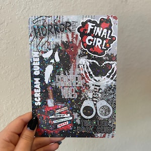 Thriller Book Club Kindle Insert/ Book Lovers/ E-reader/ bookish/ card stock/ books/ Scream Queen / Book gift/ kindle gift /Horror Insert
