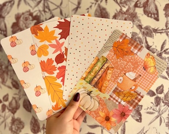 Fall Kindle Insert: Book Lover Autumn Leaves Design