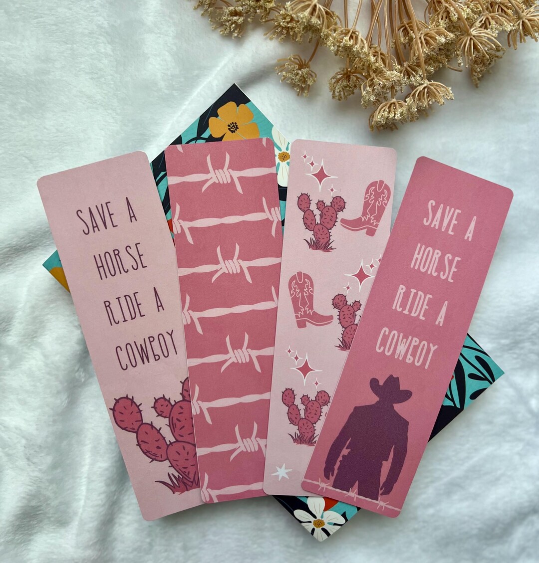 Western Girly Bookmarks / Book Gifts / Book Accessories/ Bookish / Book ...