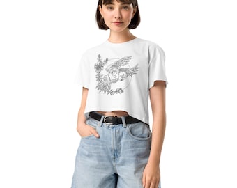 Focused and Swift Barred Owl Tee