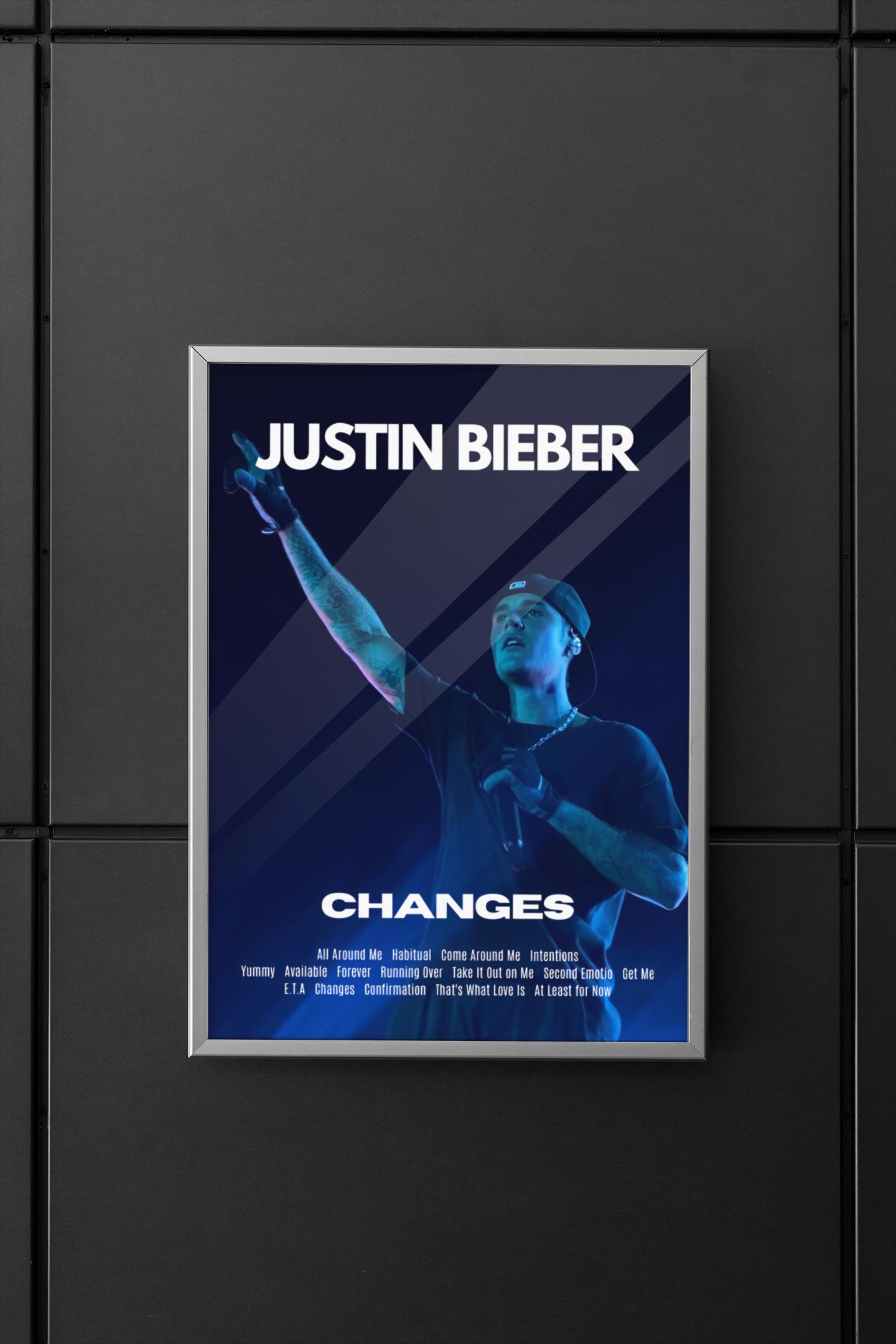 Justin Bieber Changes Poster - Etsy Canada