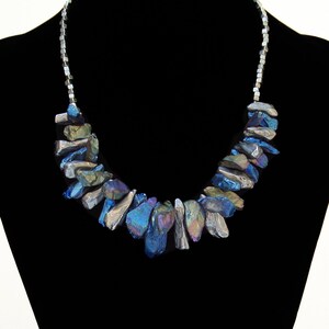 Handmade Original Titanium Quartz Nugget Necklace