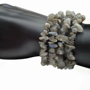 Labradorit Spule Armband