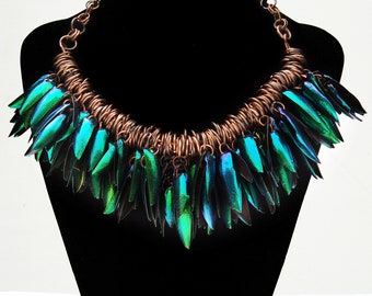 Jewel Beetle Wing Collar