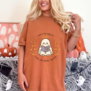 Holy Spirit Ghost Shirt | Christian Halloween Tee, Comfort Colors