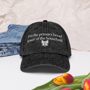Gorra vintage bordada, gorra con humor para el hogar "El perdedor del pan principal"