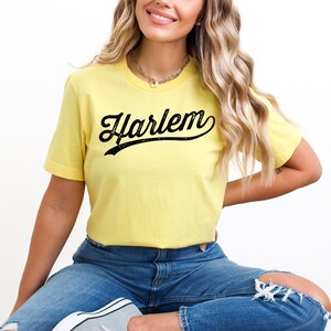 Vintage Harlem Manhattan Barrio Kurzarm T-Shirt