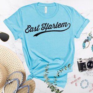 Vintage East Harlem Manhattan Barrio Kurzarm T-Shirt