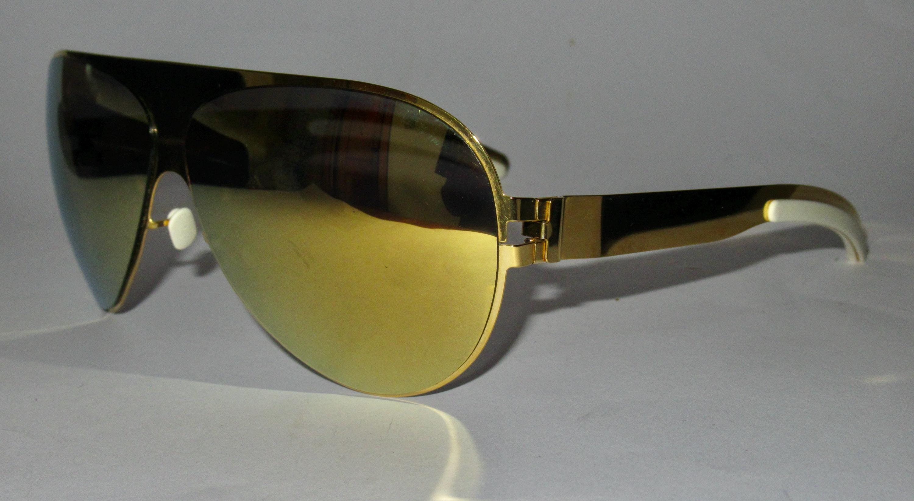 Mykita Franz Gold Mirror Sunglasses. Vintage 2010. Sold Out