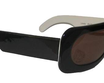 Andree Putman Venetian Carnival Mask Sunglasses. Rare Vintage 1990s. New Old Stock. Never worn. l'Amy Limited Edition.