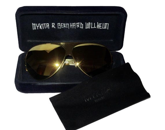 Mykita Franz Gold Mirror Sunglasses. Vintage 2010. Sold Out
