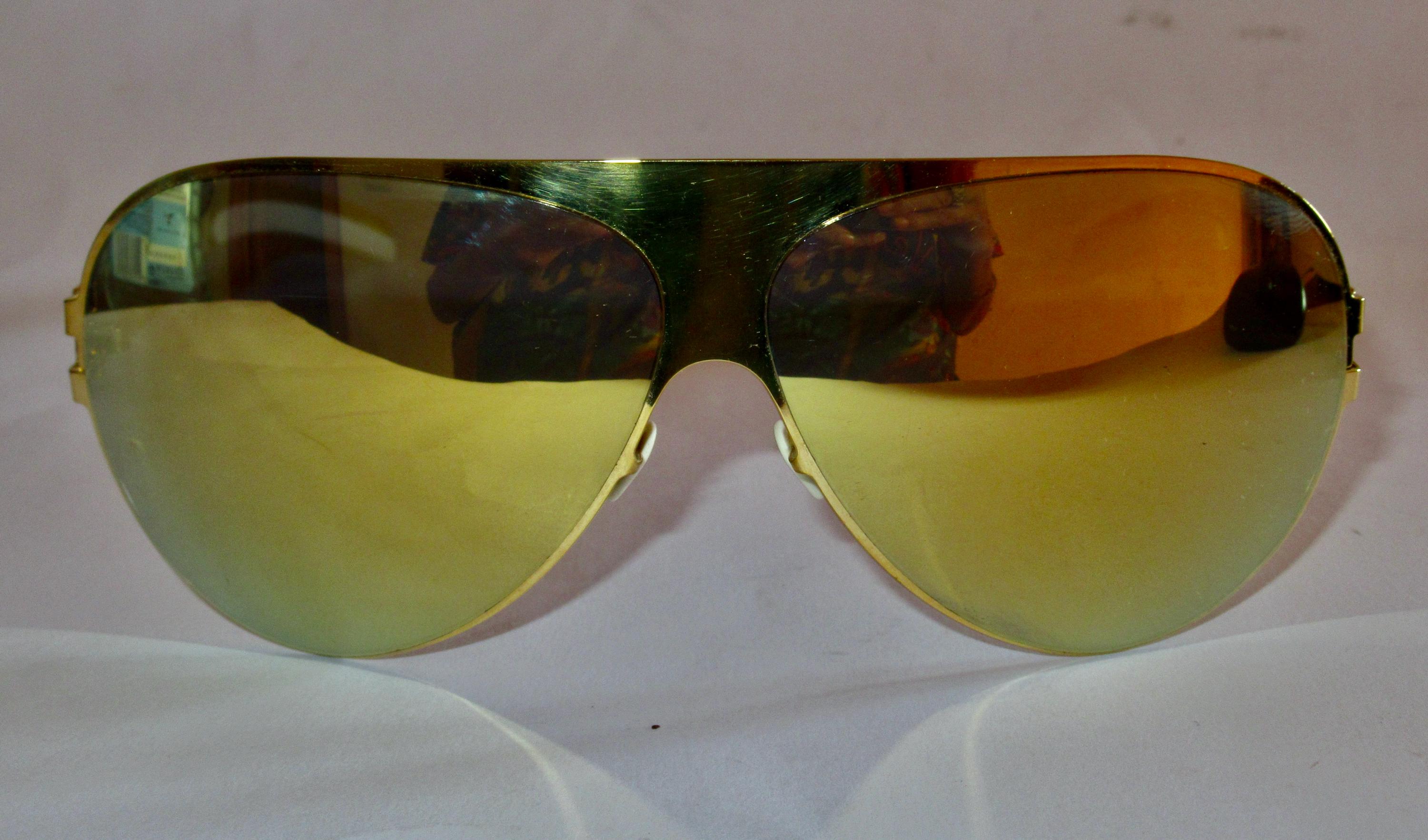 Mykita Franz Gold Mirror Sunglasses. Vintage 2010. Sold Out Mykita Franz Gold Mirror Sunglasses. Vintage 2010. Sold Out
