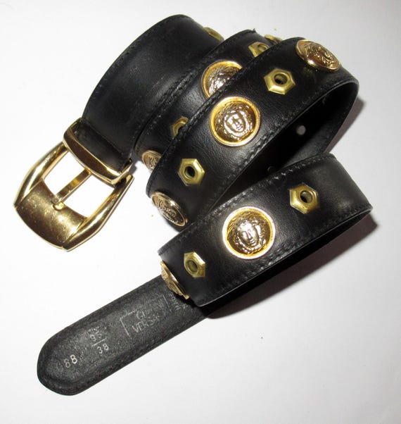 ビンテージ GIANNI VERSACE メデューサスタッズ チェックシャツ シャツ