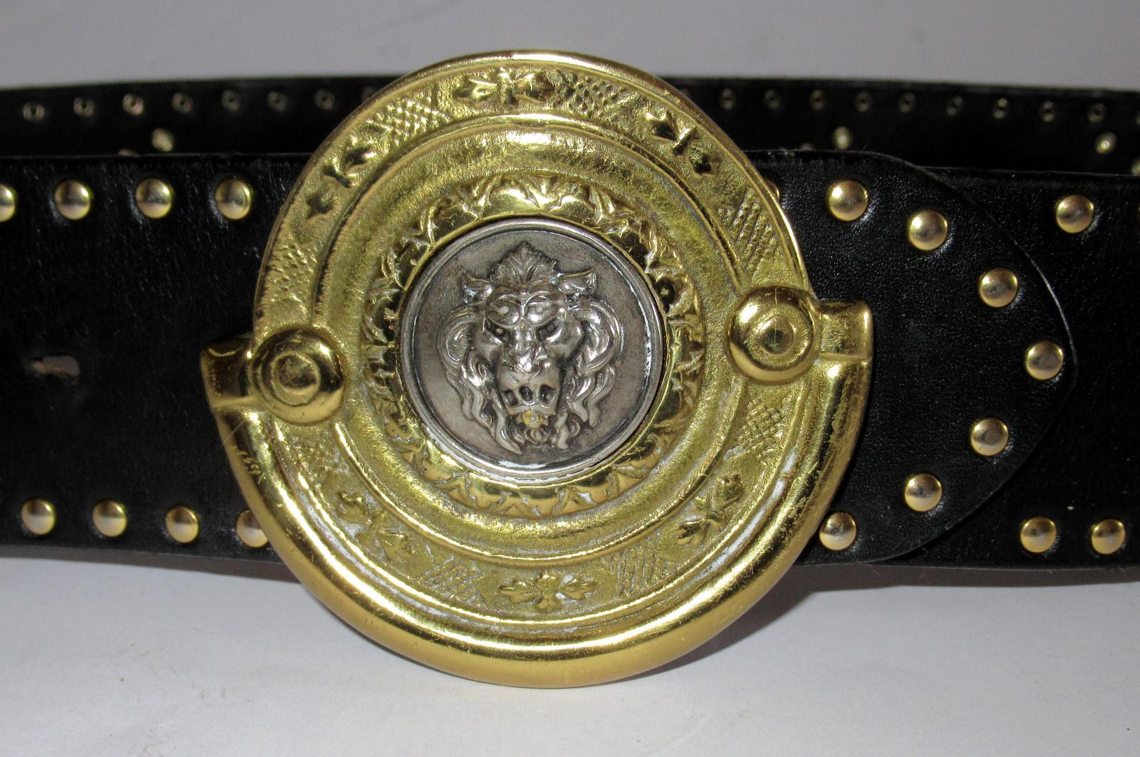 Gianni Versace Versus Vintage Men's Belt.1993 Miami Collection