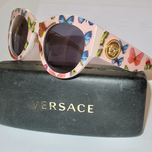 Versace Tribute Butterfly Sunglasses. Vintage 2017 Gianni Versace Tribute 20th Death Anniversary. Photoshoot Order. Never Worn. Perfect.