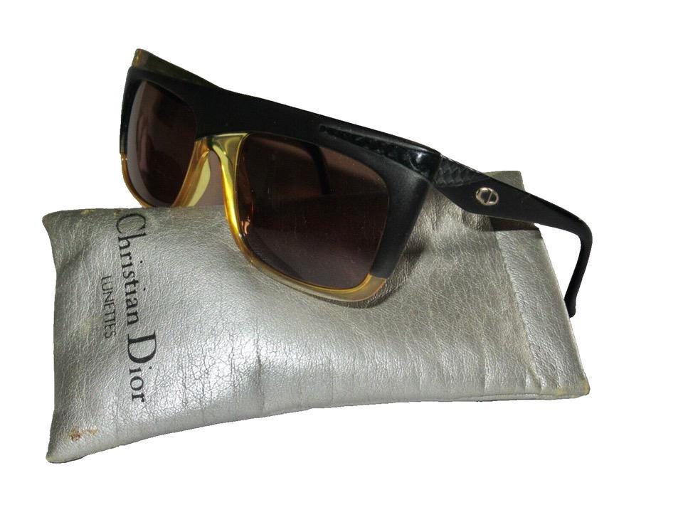 小物 Dior Vintage Logo Gold frame sunglasses Christian Dior Model 2400 Sunglasses. Rare Vintage 1980s