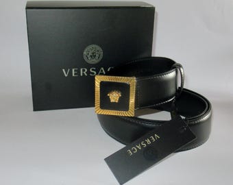 Vintage 90s Versace Gold/silver Chain Mail Jewel Belt - Etsy