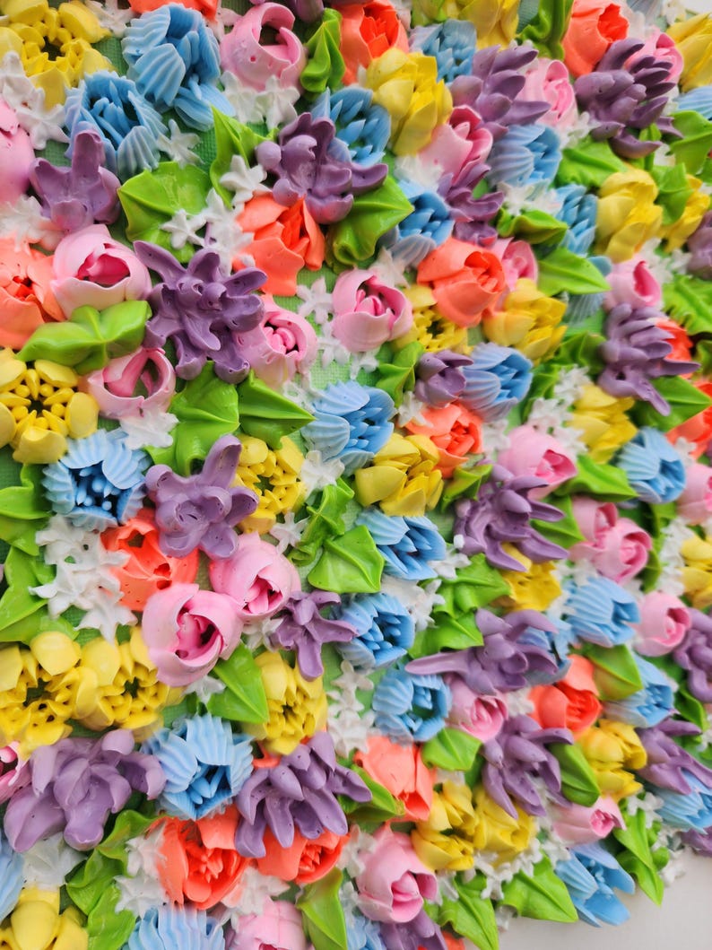 The Smell of Spring (Framed): Pastel 3D Flower Painting, Floral 3D Wall Art, Garden Theme Home Decor, Office Artwork image 8