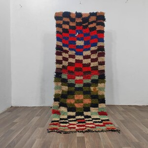 Grand Tapis Berbère Marocain Vintage Laine 6x9.8 Ft - Fait Main Boho