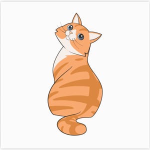 Cute Cat Post-it® Note Pads, Orange Tabby Sticky Notes, Cat Lover Gifts, Kawaii Office Supplies, Fun Stationery, Pet Lover Essentials