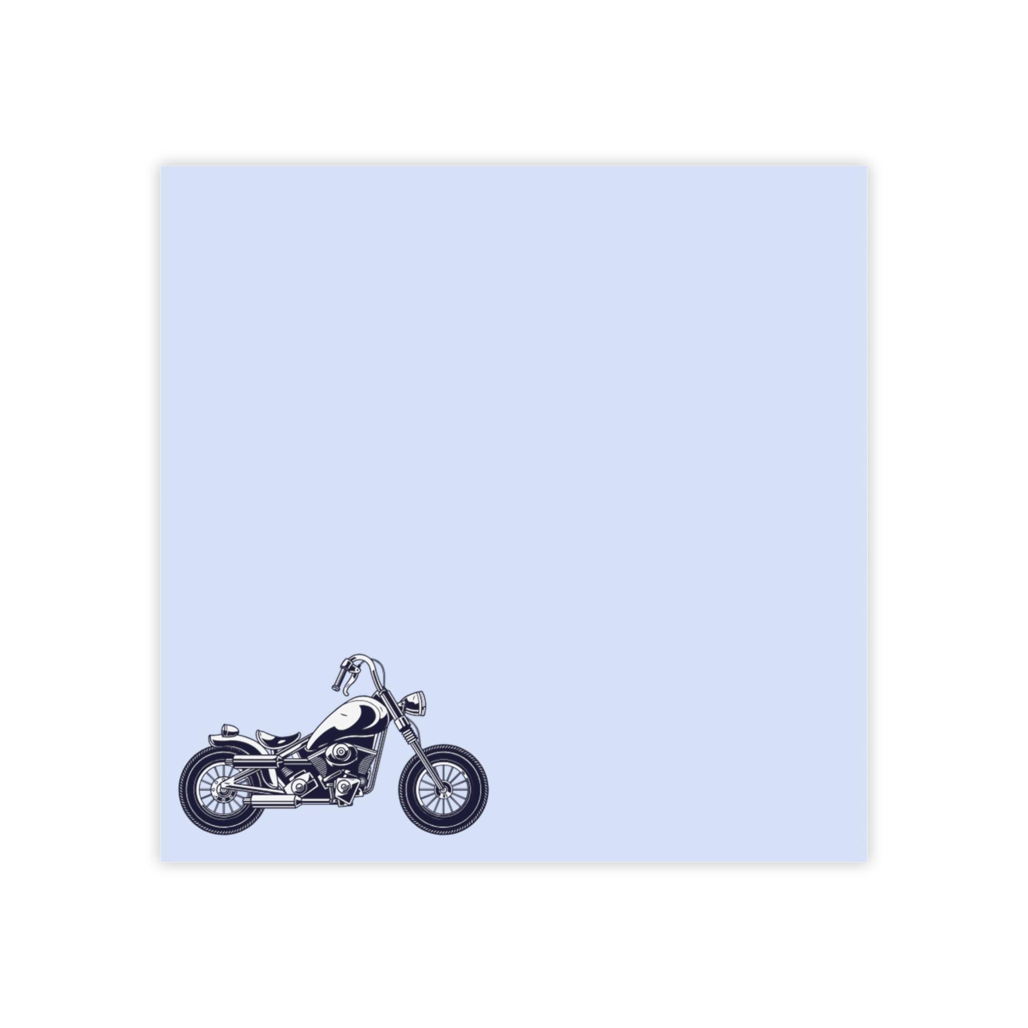 Motorcycle Note Pad, Biker Gifts, Cool Office Supplies, Motorcycle ...