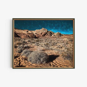 Nevada Printable Travel Poster Printable Art, Southwest Aesthetic Desert Nature Photography, Instant Download