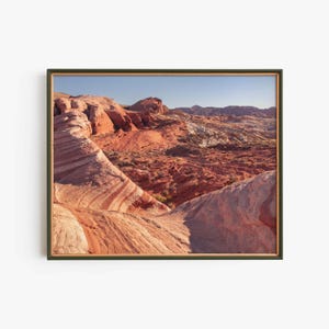 Desert Nature Photography Print, Southwest Desert Landscape, Mountain Wall Art