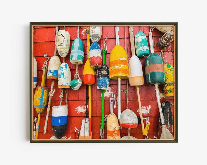 Genuine Maine Lobster Trap Buoys Vintage Find From the Maine Coast More