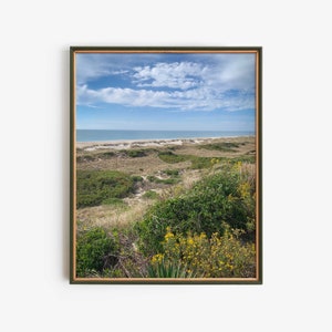 Fotografía de naturaleza imprimible de paisajes de verano, impresiones de descarga instantánea de la costa oceánica, decoración de casas de playa
