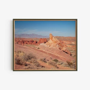 Southwest Desert Printable Wall Art, Rustic Landscape Nature Photography, Instant Download