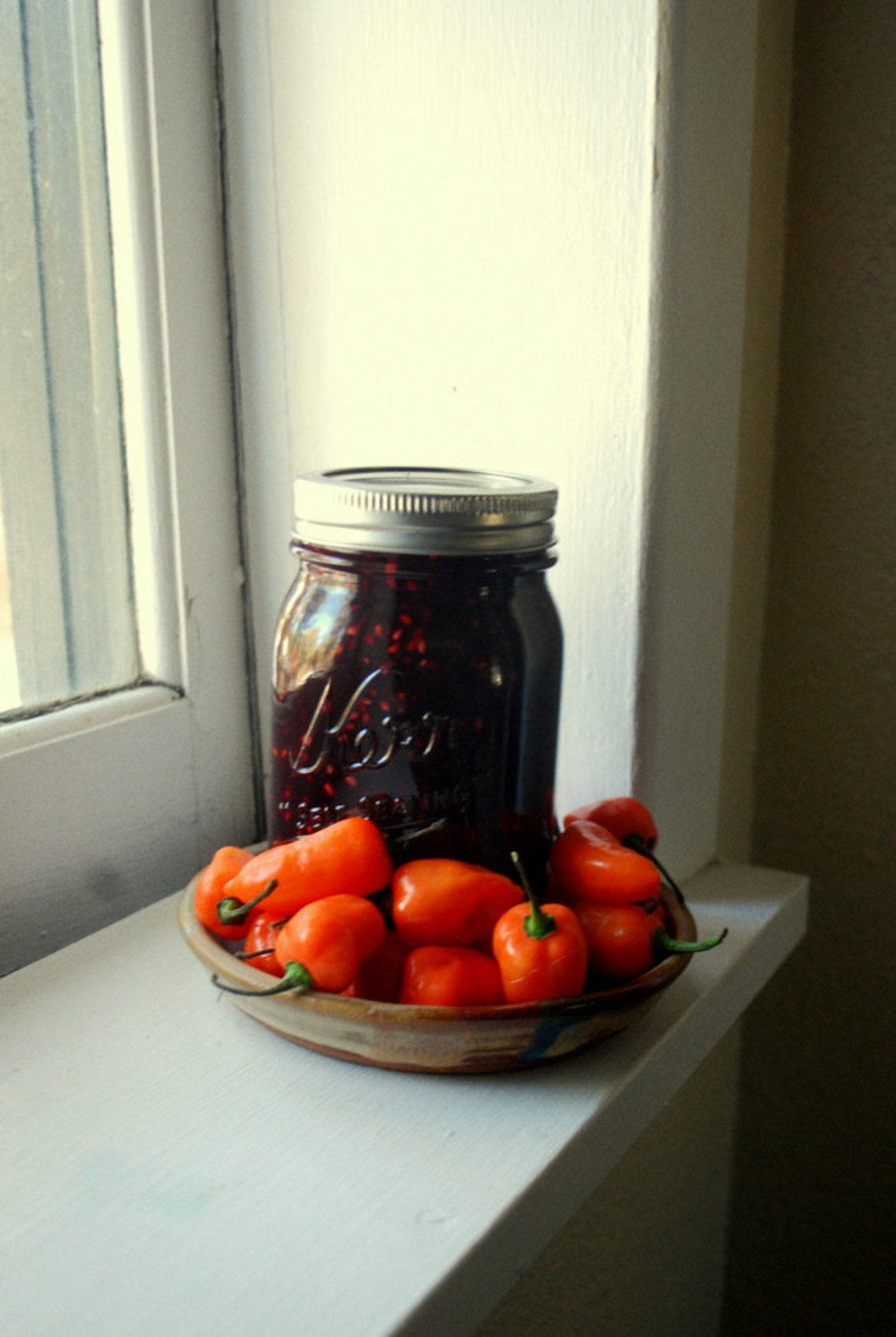 Jam Blackberry Habanero Farmers Market 8 Oz Hot Pepper Party Etsy