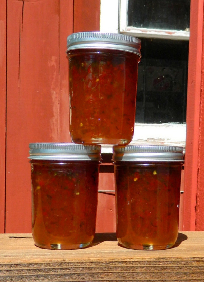 Jalapeno Pepper Jelly Hot Appetizer Homemade Organic Etsy