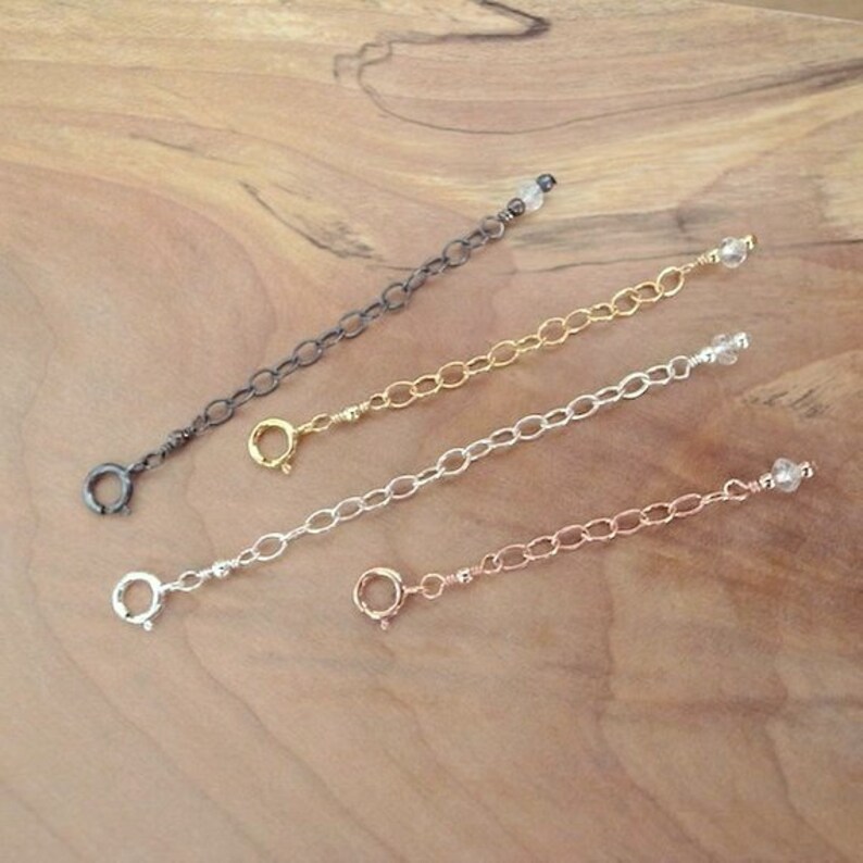 Necklace Extender Chain 14K Gold Filled Rose Gold Filled Etsy UK