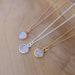 8mm Rainbow Moonstone Necklace, Sterling Silver Gold Vermeil Moonstone Bezel Charm, 14K Gold Filled Chain, Handmade Jewellery Gift for Her 