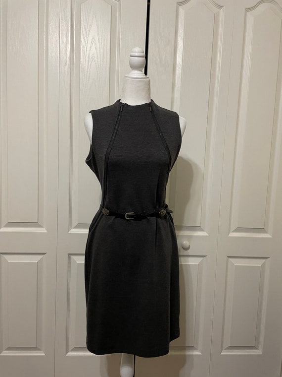 Designer Calvin Klein Zipper Dress - image 3