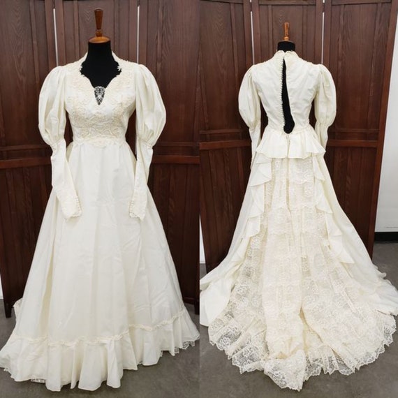 Gorgeous Victorian Wedding Gown - image 1