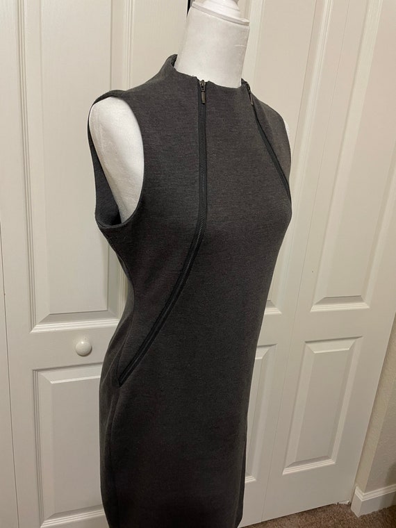 Designer Calvin Klein Zipper Dress - image 6