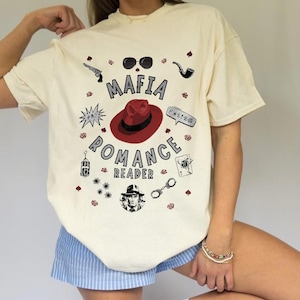Mafia Romance Book Lover Shirt, Book Lover Gift For Women, Booktok Reading, Bookish Gifts, Bookworm Reader, Smut Dark Romance & Morally Grey