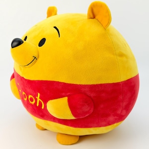 TY Disney Winnie The Pooh Large Round: 12" Firmly Stuffed Plush Toy