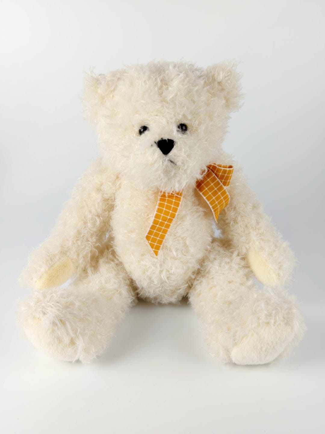 GANZ Murdoch White Fluffy Teddy Bear: 9