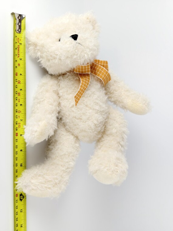 GANZ Murdoch White Fluffy Teddy Bear: 9