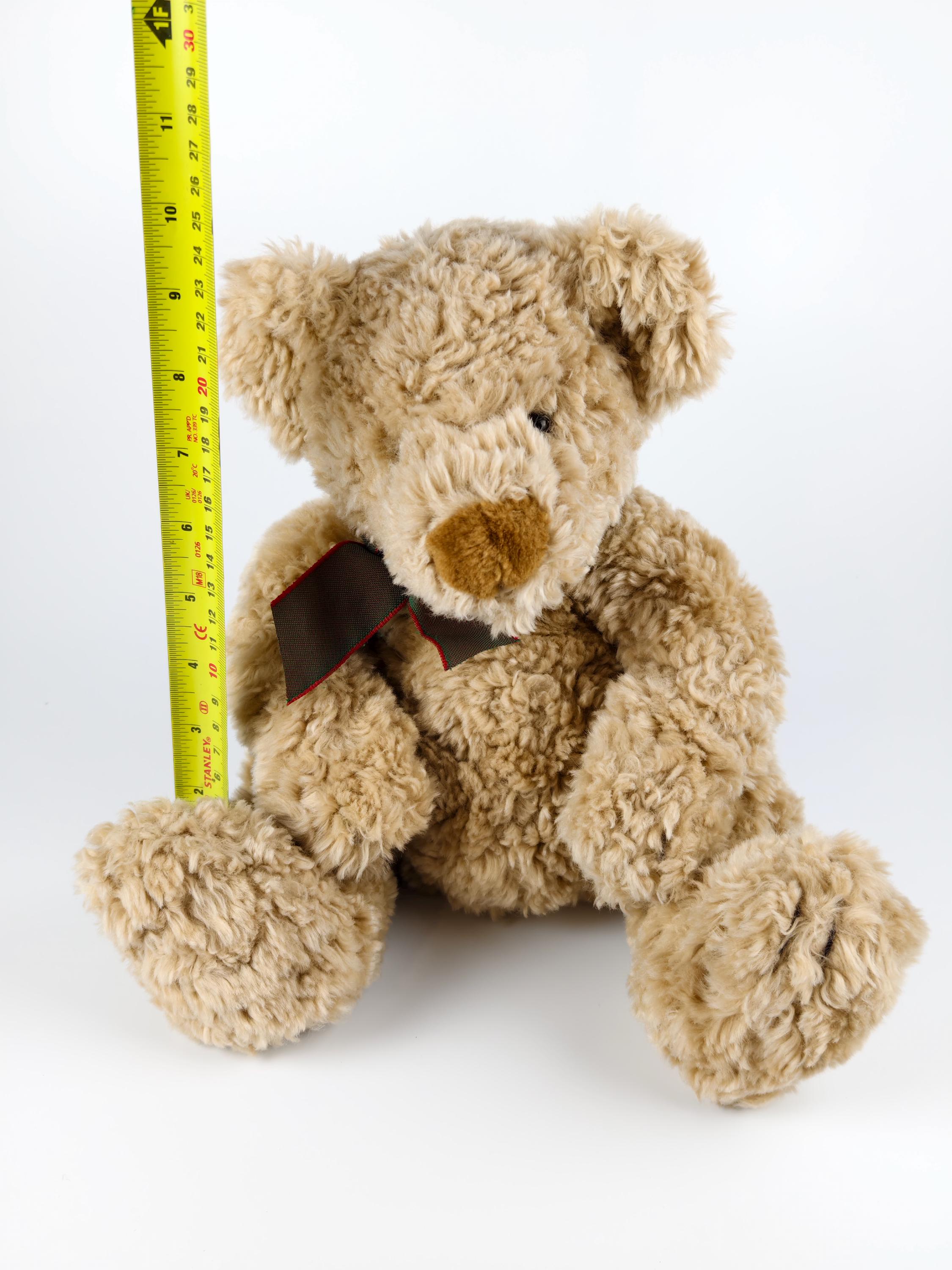 ヴィンテージ ラス・ベリー・ヒギンズ テディベア：14インチ ベージュ