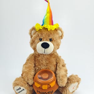 Musikalische Alles Gute zum Geburtstag Teddybär: 14 "Gesang, Schüttelton, Propeller ""Honey Pot""."