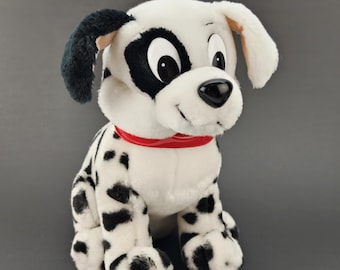 希少 Disney 101匹わんちゃん ダルメシアン 犬柄 ヴィンテージ ラグ 拍手 - ディズニー 101匹わんちゃんのダルメシアン（6インチ