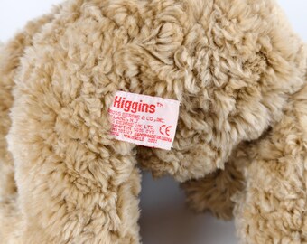 ヴィンテージ ラス・ベリー・ヒギンズ テディベア：14インチ ベージュ