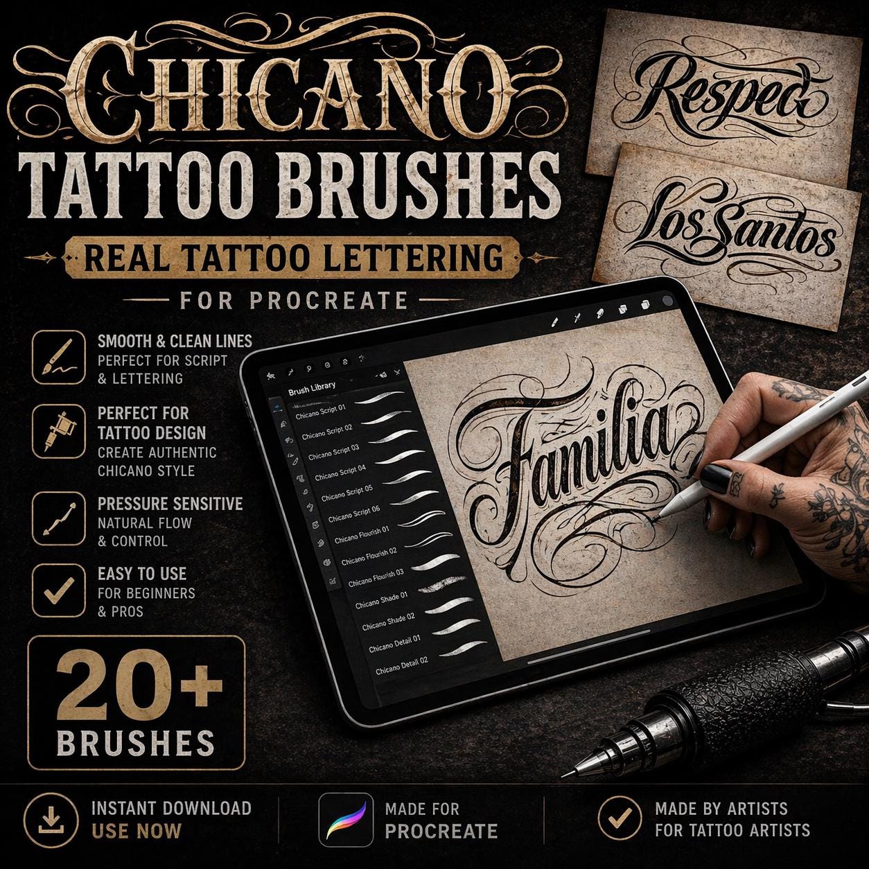 Chicano lettering - Etsy 日本